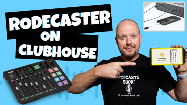 how to Connect a Rodecaster Pro to use on the Clubhouse app